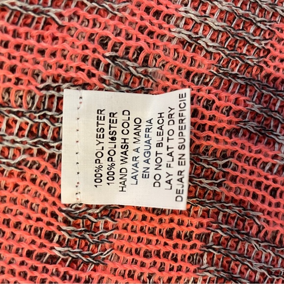 B4 Coral and Grey Cardigan Wrap. Fits all sizes. In EUC. - Picture 8 of 11